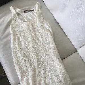 White lace dress